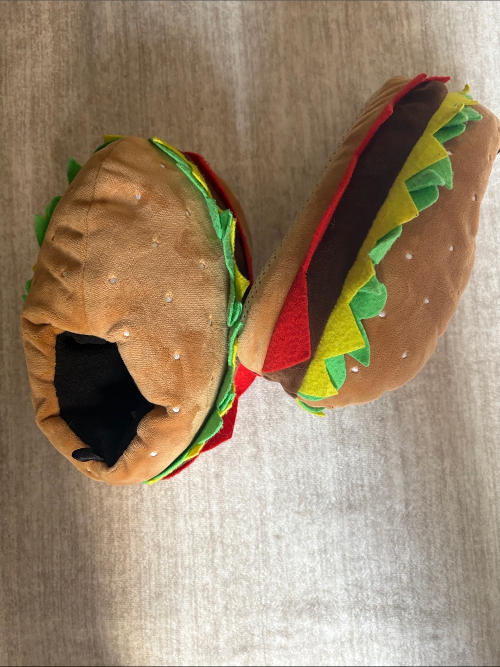 Old Navy Hamburger Slippers Size- L (1-2)